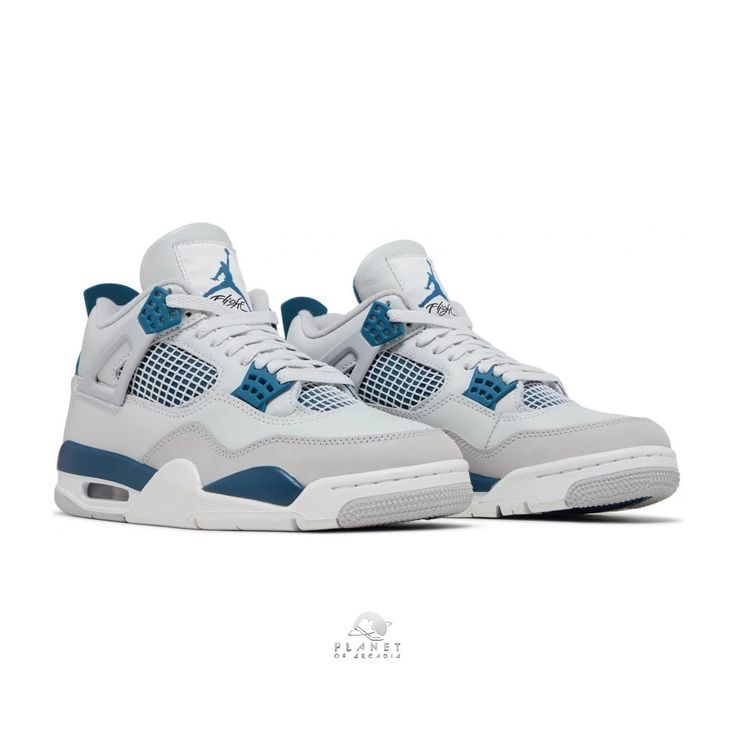 AIR JORDANS RETRO 4 MILITARY BLUE