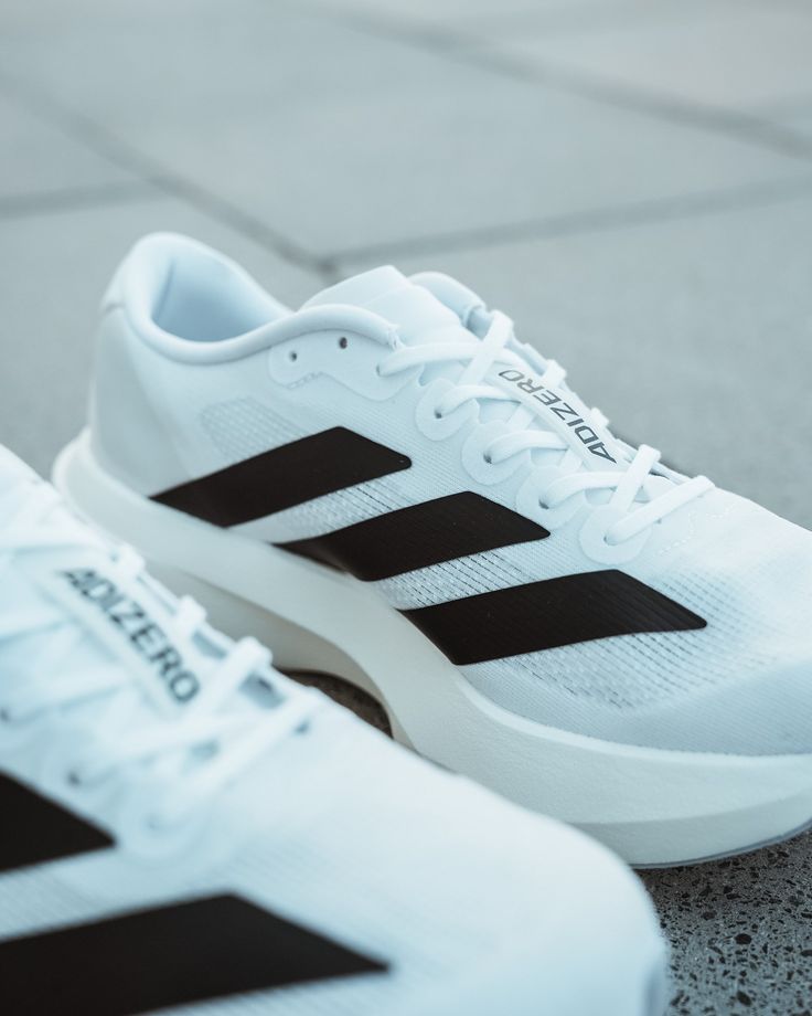 ADIDAS ADIZERO  EVO SL WHITE BLACK
