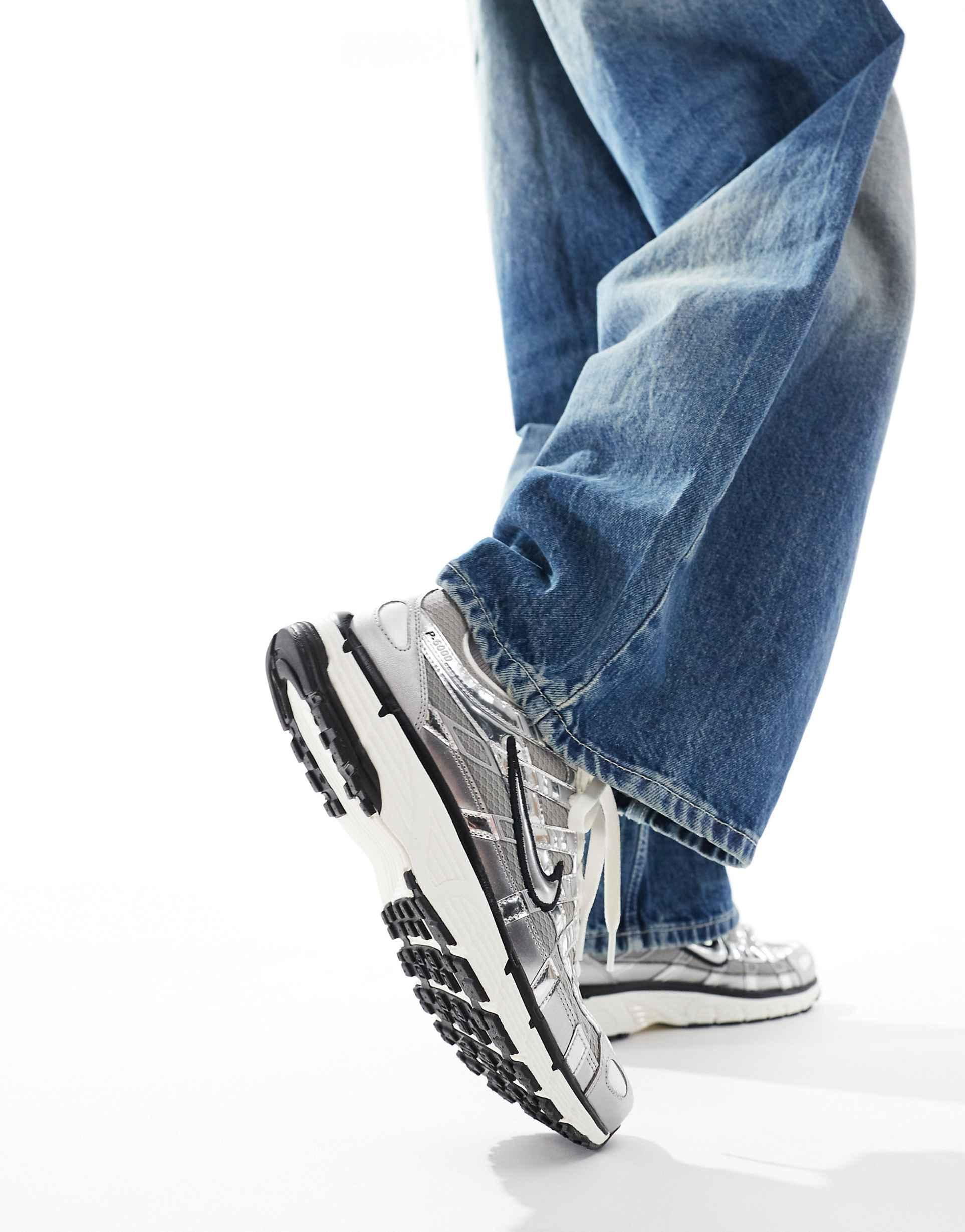 NIKE P-6000 TRAINER METALLIC