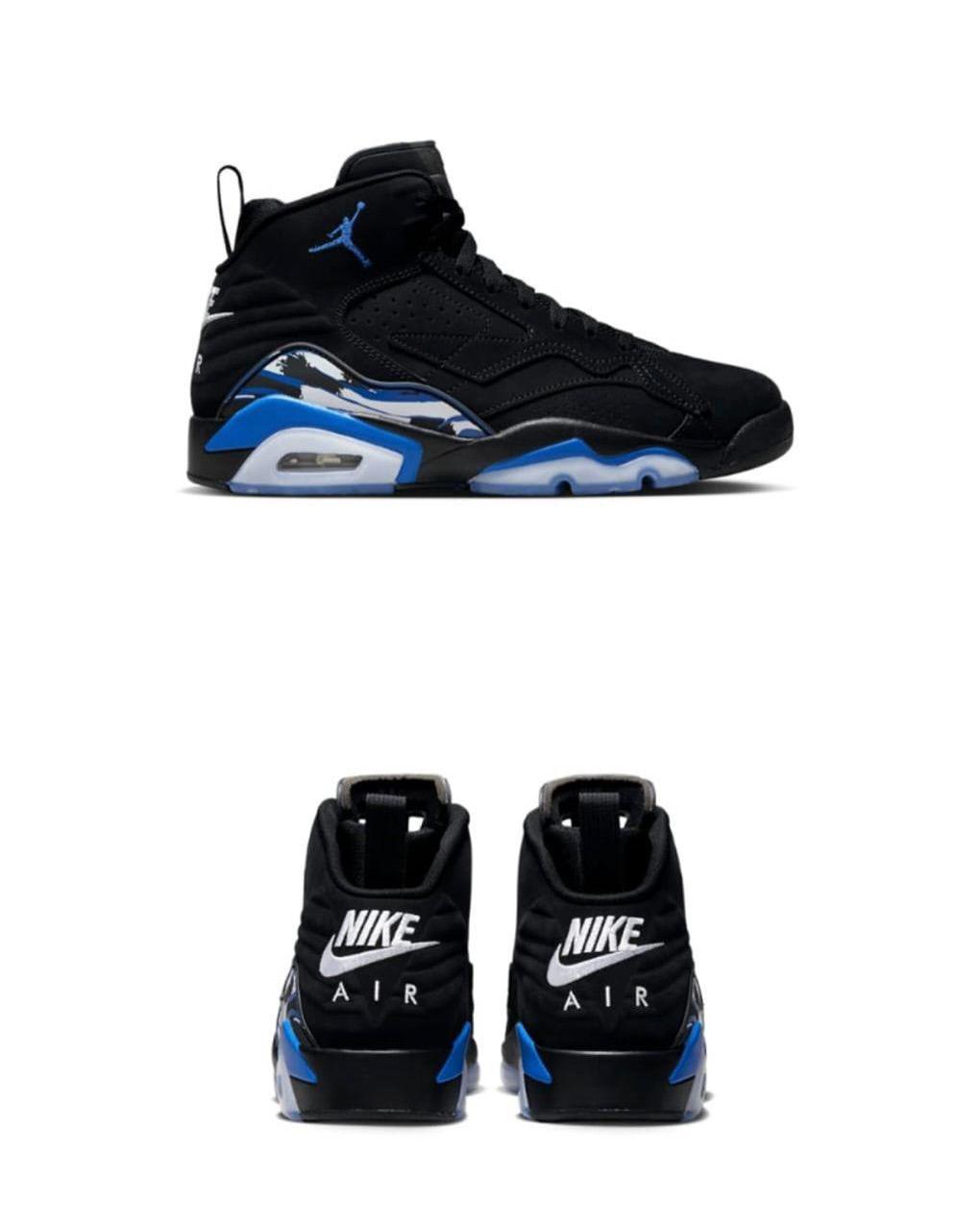 AIR JORDANS RETRO 6 JUMPMAN MVP BLACK BLUE