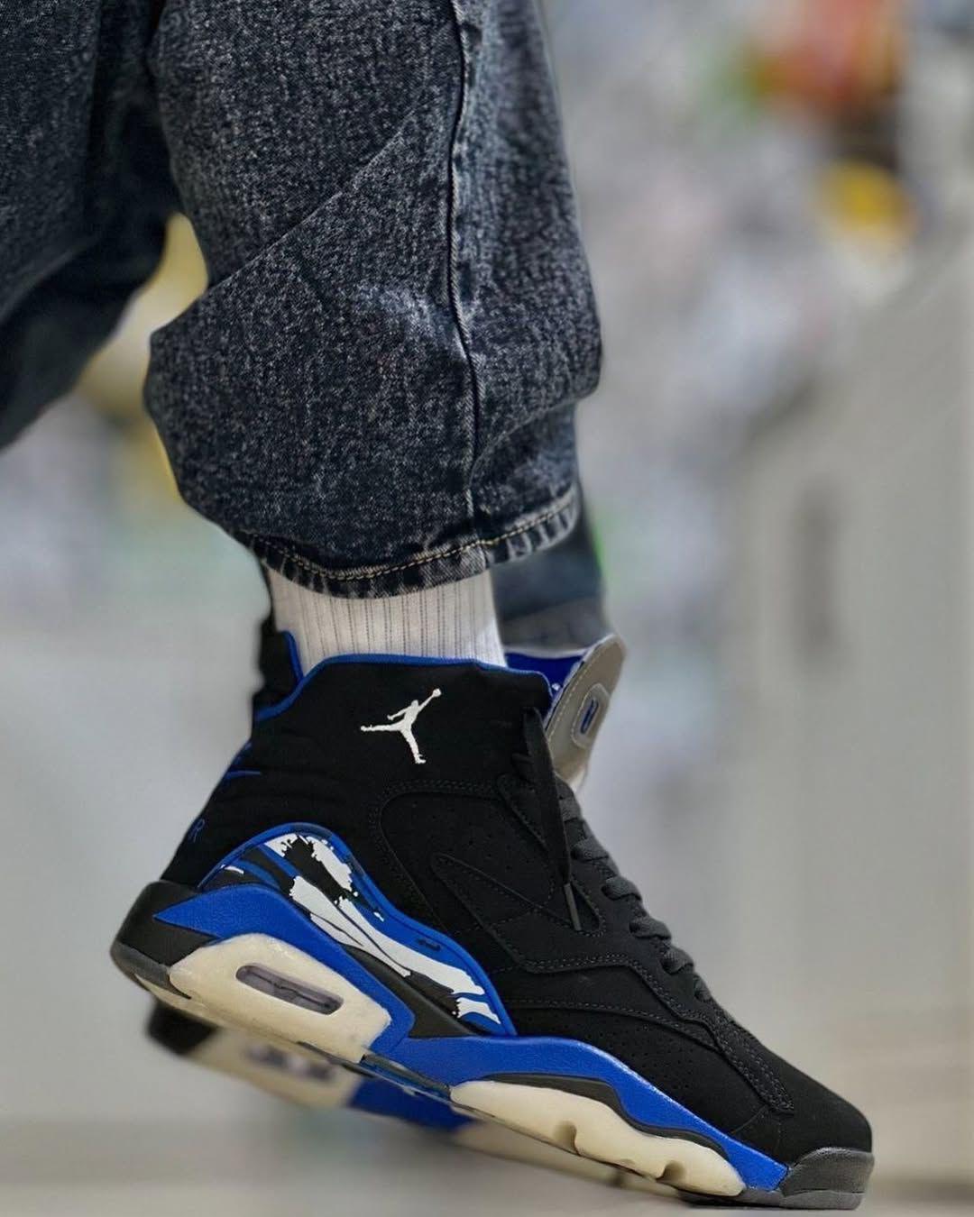 AIR JORDANS RETRO 6 JUMPMAN MVP BLACK BLUE