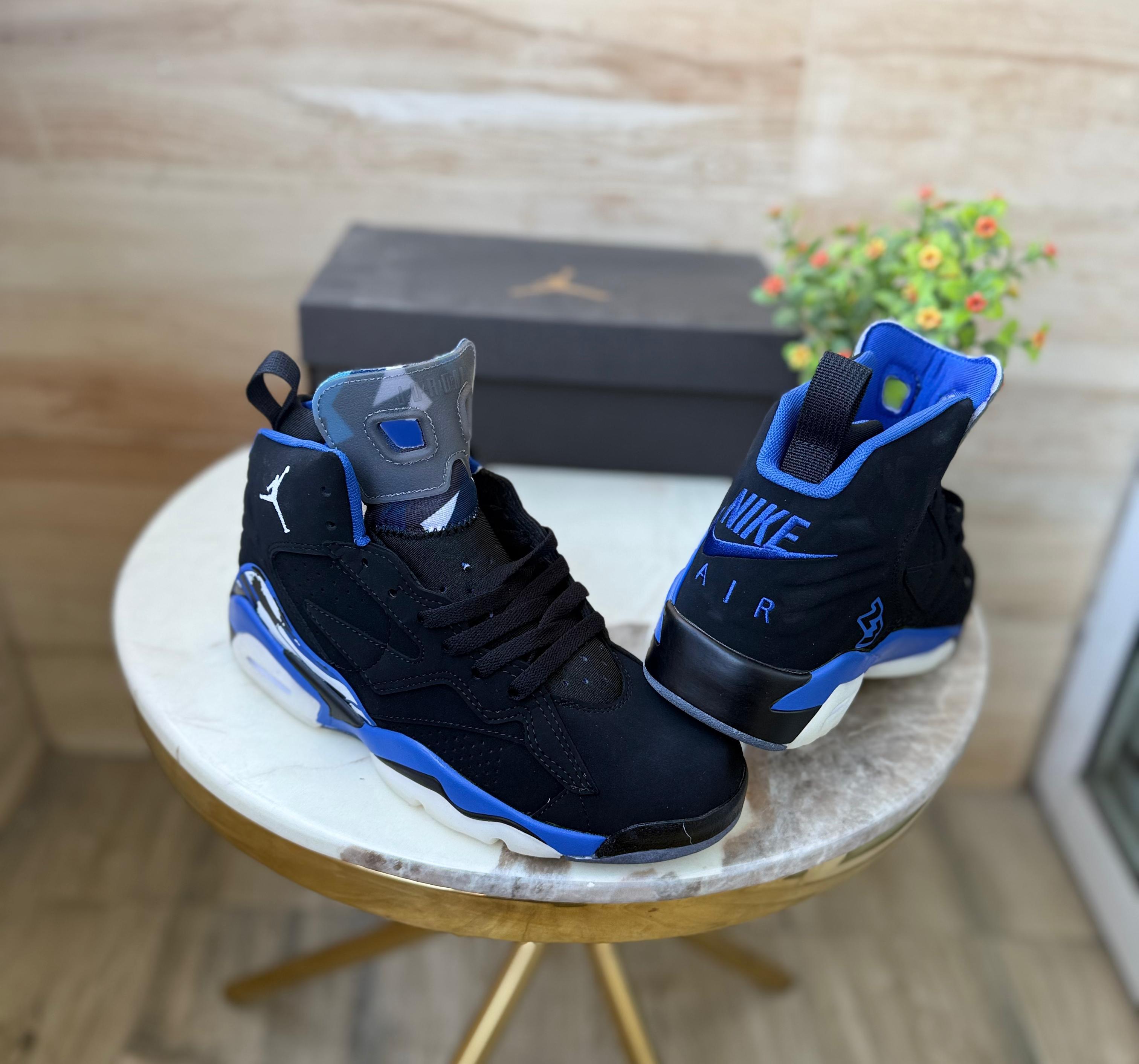 AIR JORDANS RETRO 6 JUMPMAN MVP BLACK BLUE