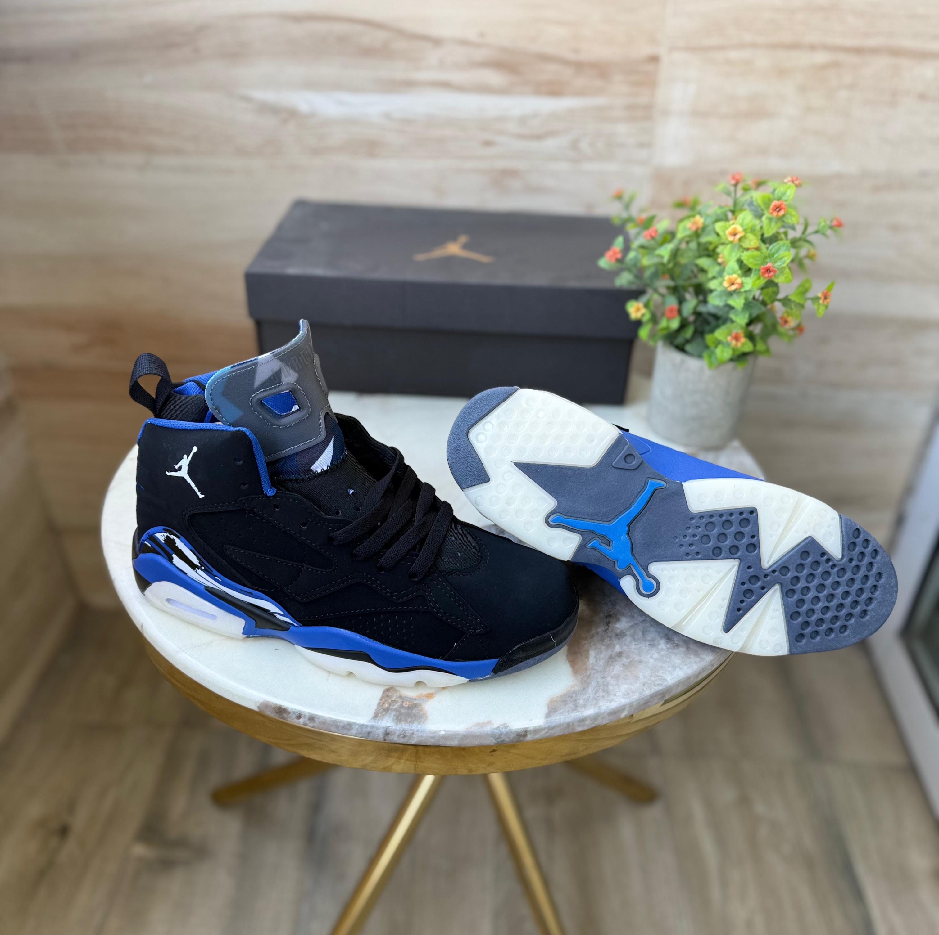AIR JORDANS RETRO 6 JUMPMAN MVP BLACK BLUE