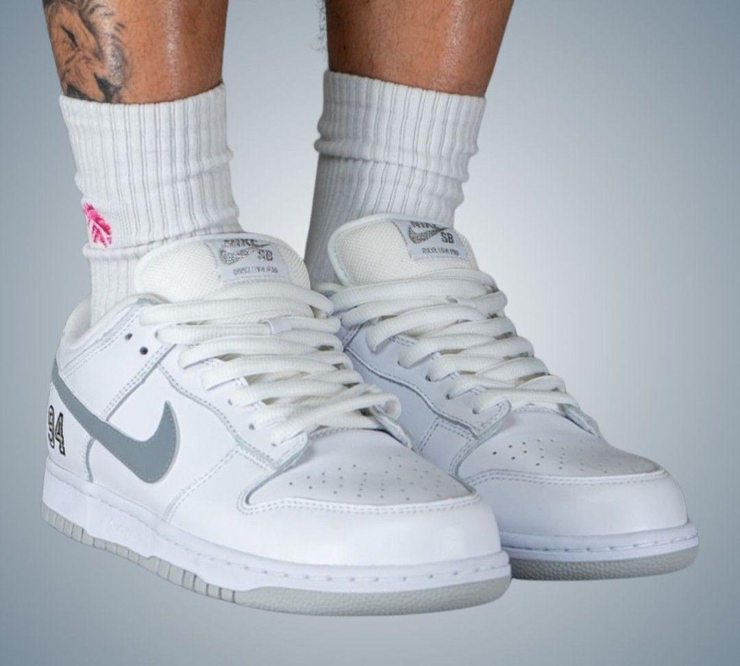 NIKE SB DUNK SUPREME 94 WHITE GREY