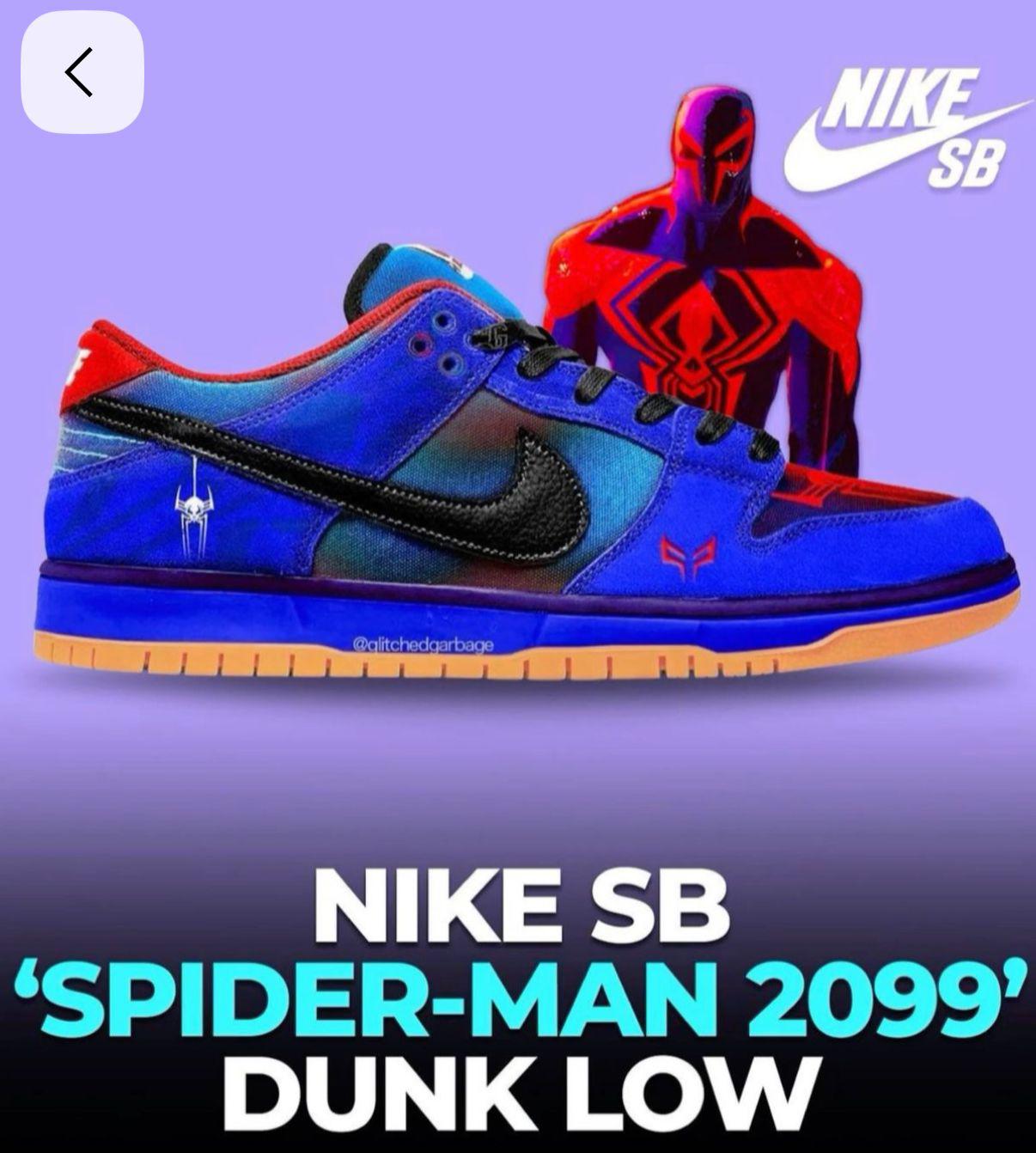 NIKE SB DUNK SPIDER MAN
