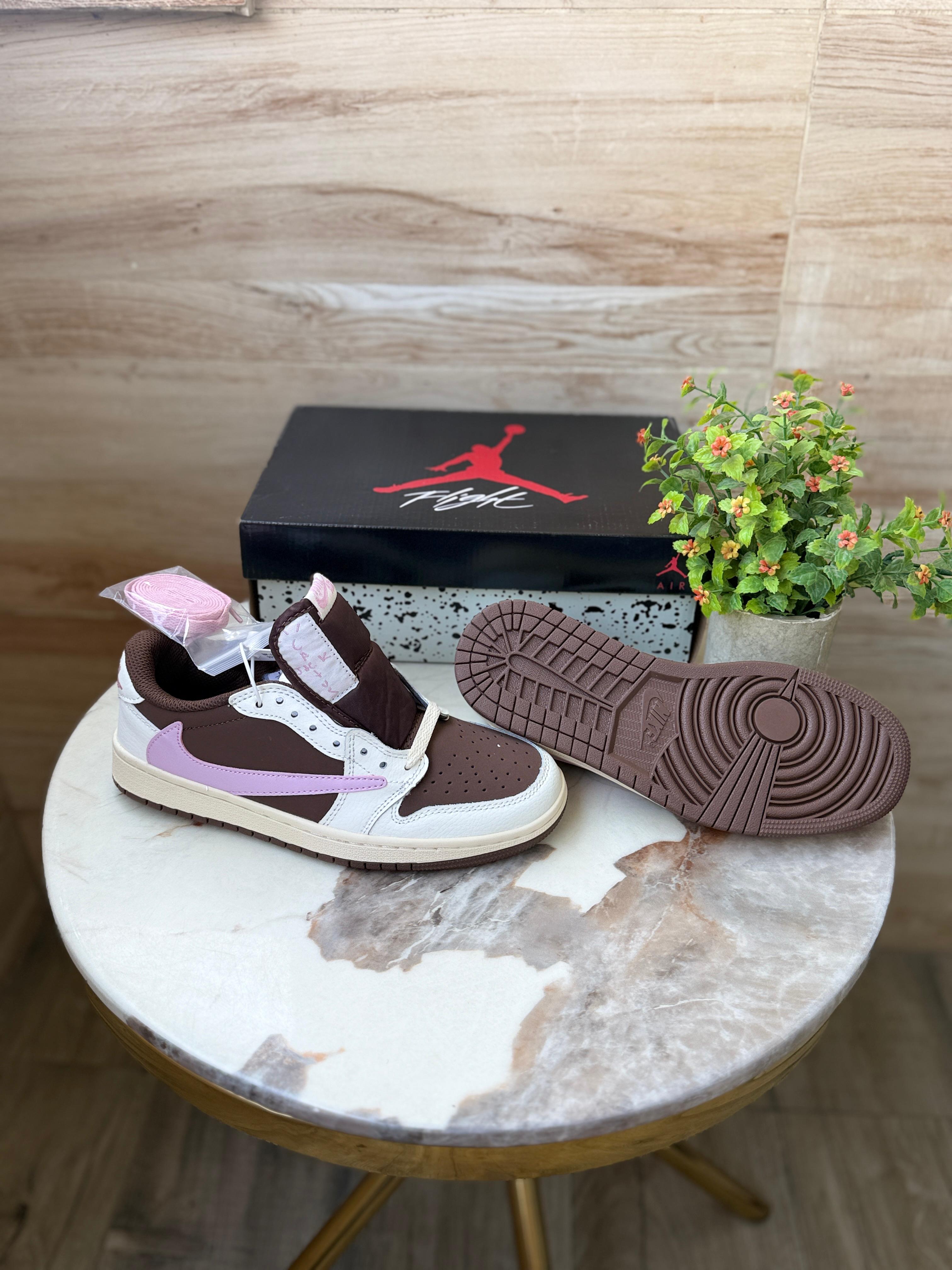 Air Jordan’s Retro One Travis Scott Low Reverse Mocha