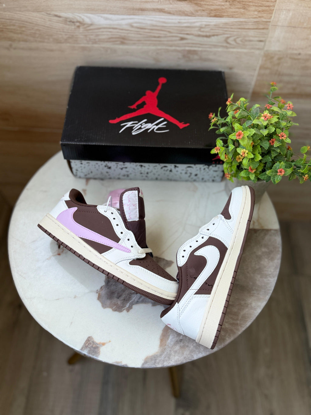Air Jordan’s Retro One Travis Scott Low Reverse Mocha