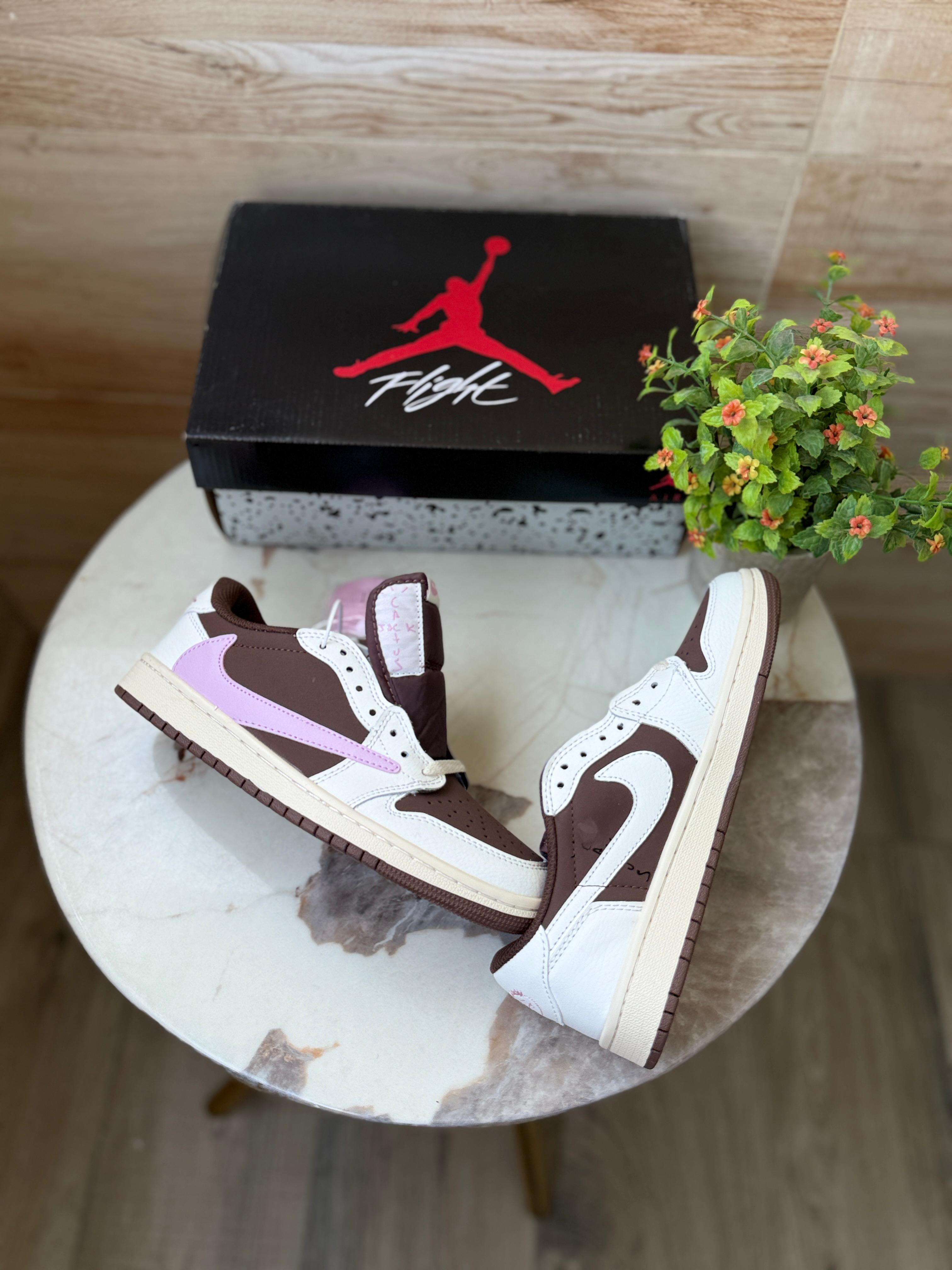 Air Jordan’s Retro One Travis Scott Low Reverse Mocha